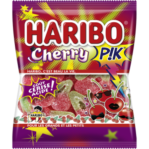 Carton de 30 sachets Cherry Pik 120gr Haribo