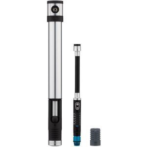 Pompe à main CRANKBROTHERS Klic HV Jauge + Co2 – Silver