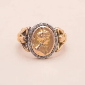 Bague Élegante Or Art Nouveau