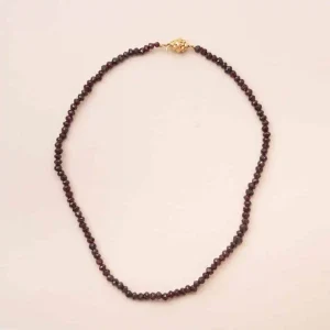 Collier Almandin Or