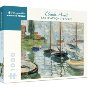 PUZZLE 1000 Pièces – CLAUDE MONNET – VOILIERS SUR LA SEINE