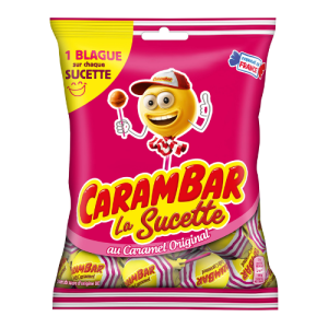Carambar Sucettes Caramel 84g – Sucettes Goût Caramel