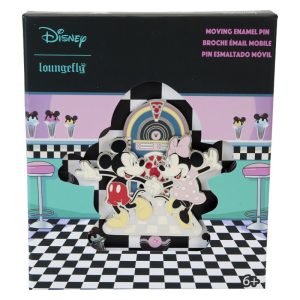 Disney Loungefly Collector Box Pin Minnie & Mickey Date Night Juke Box