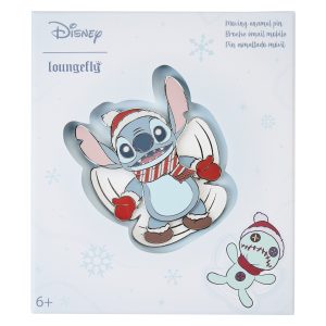 Disney Loungefly Pin Stitch Snow Angel 8CM