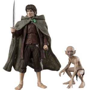 LE SEIGNEUR DES ANNEAUX – Frodon & Gollum -Fig. S.H. Figuarts 6 & 12cm