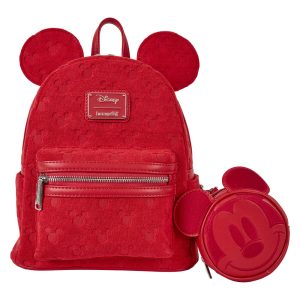 Loungefly Disney -Mickey – Sac à dos et porte-monnaie