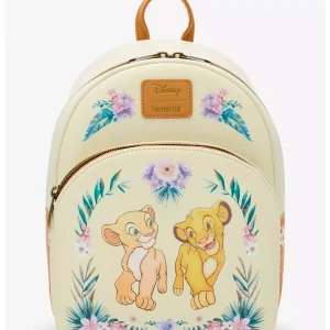Loungefly Disney – The Lion King Simba & Nala Floral – Sac à dos