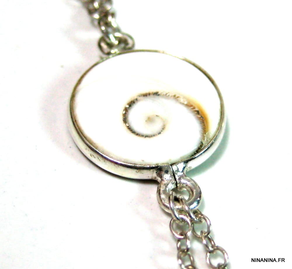 Chaine de corps Argent 925 et oeil de Sainte Lucie – Image 6