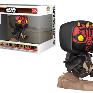 STAR WARS 1 – POP Ride DLX N° 705 – Dark Maul sur Bloodfin
