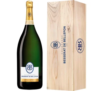Besserat de Bellefon Blanc de Blancs Grand Cru mathusalem avec caisse bois