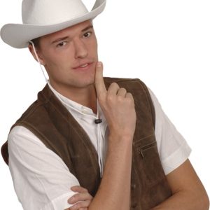 Chapeau Cowboy Blanc