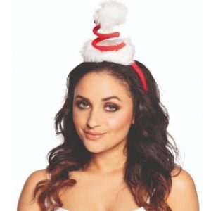SERRE-TÊTE Mini chapeau bonnet de Noël en spirale