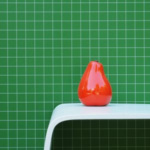 Papier Peint VERT POP à petits carreaux blancs