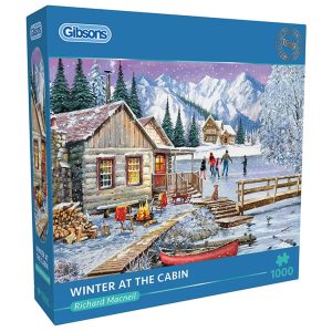 PUZZLE 1000 Pièces – WINTER AT THE CABIN