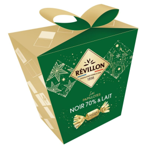 Pochette de Papillotes Praliné Chocolat Lait & Noir 300gr – Révillon Chocolatier