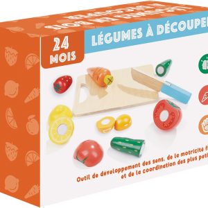 Set de Fruits et Légumes à découper – Dinette en Bois