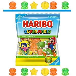 Carton de 30 sachets Super Mario 100gr Haribo